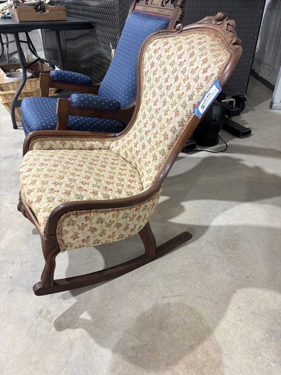 Antique Balloon Back Nursing Chair - Image 2