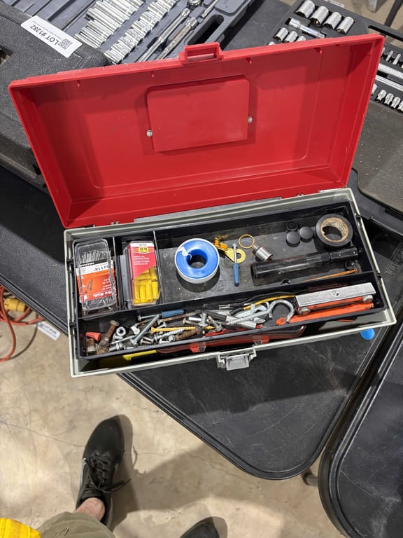 Plastic tool box and misc tools - Image 3