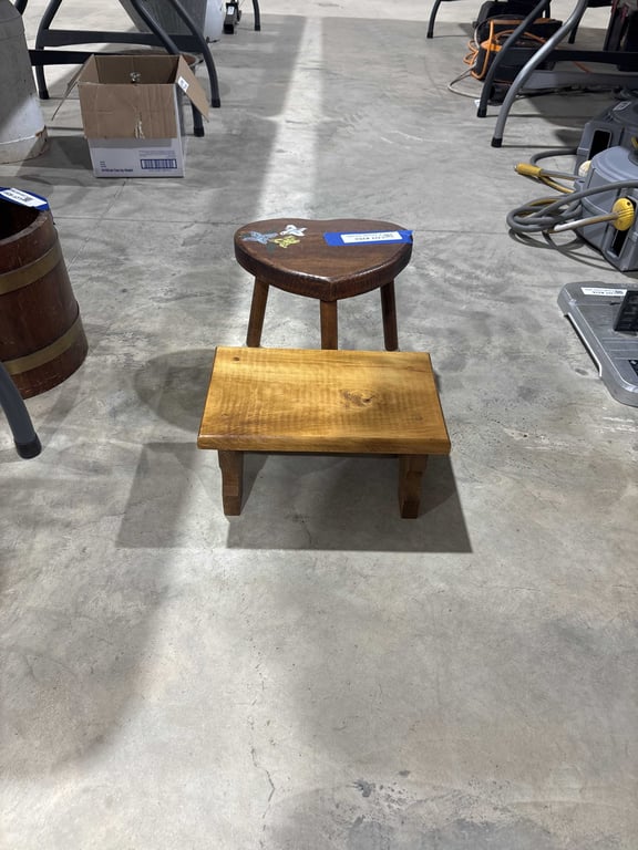 2 small stools