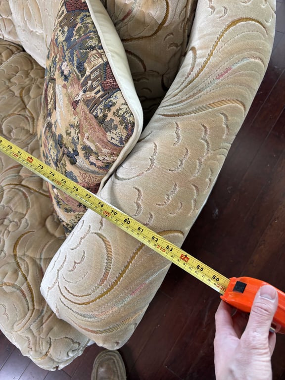 Vintage 6' Couch - Image 6