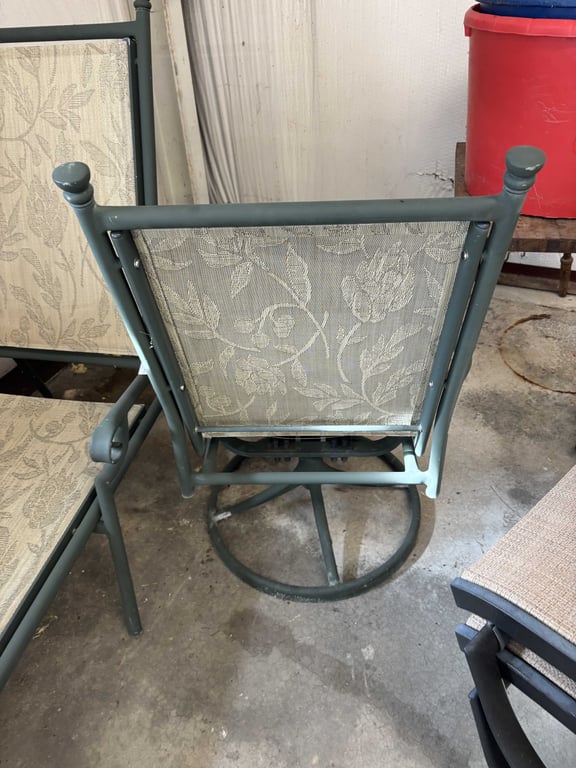 Matching Outdoor Lounge Chair and Rocker - Image 5