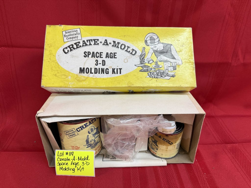 CREATE A MOLD SPACE AGE 3D MODEL KIT