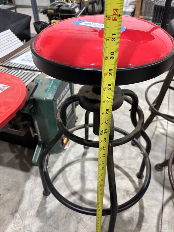Red Bar Height Stool - Image 5