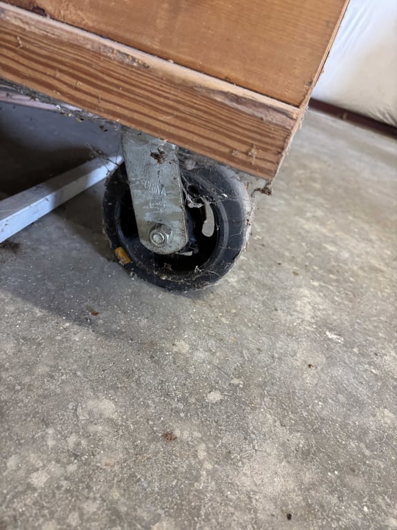 Misc Lumber and Cart on Casters - Image 2