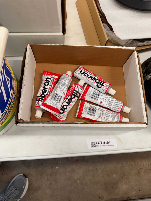 6 tubes adhesive & sealant 