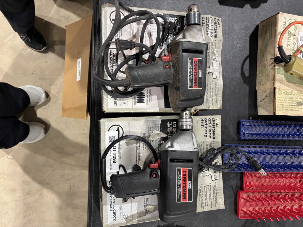 Two Craftsman Corded Drills