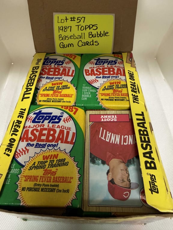 1987 TOPPS BASEBALL BUBBLE GUM CARDS - Image 2