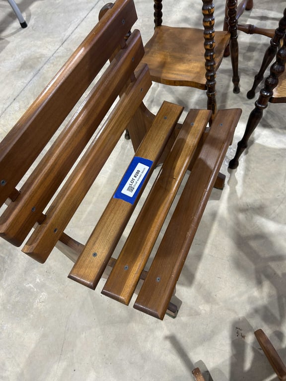 Small wooden bench - Image 5