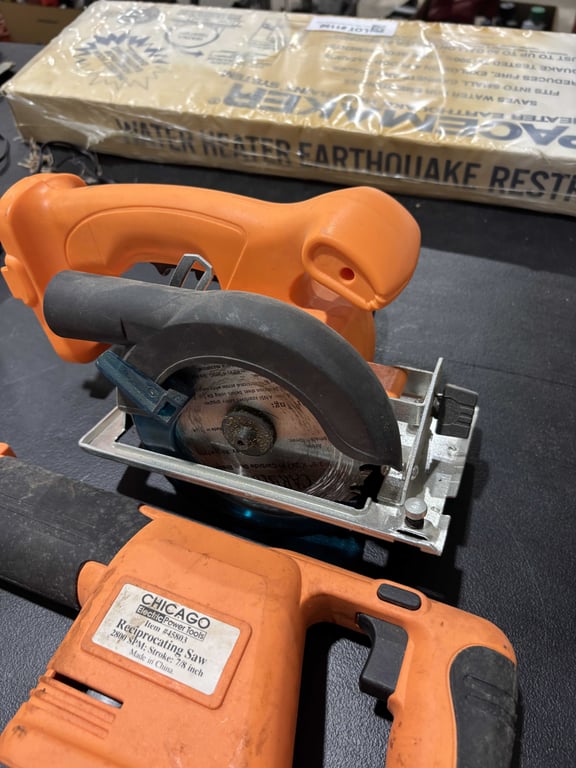 Chicago Electric sawzall & skilsaw (no batteries) - Image 3