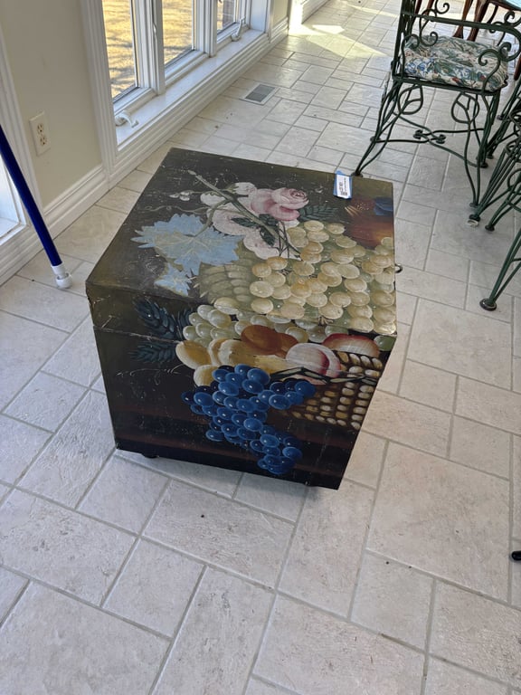 Fruit Painted Storage Box - Image 2