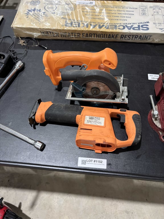 Chicago Electric sawzall & skilsaw (no batteries)