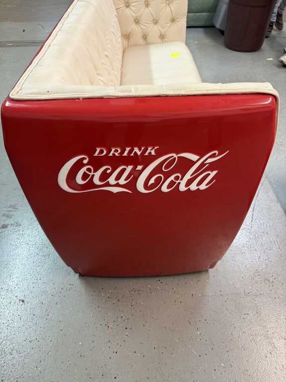 VTG COKE COOLER MADE INTO SOFA - Image 5
