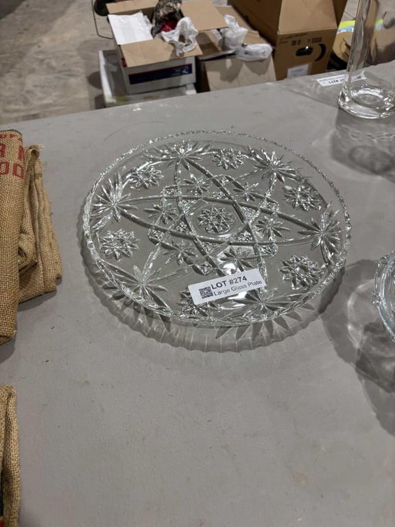 Large Glass Plate