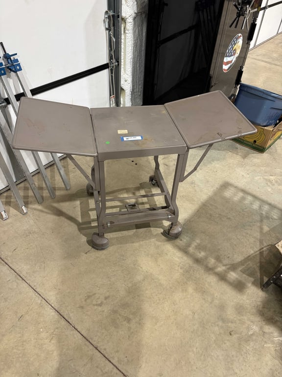 Metal Portbale Table with Fold Down Sides - Image 2