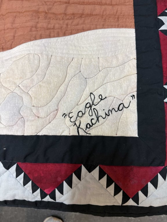 EAGLE KACHINA TAPESTRY - Image 2