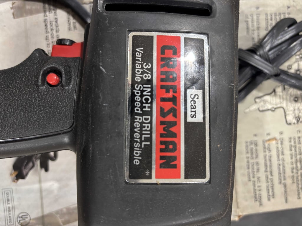 Two Craftsman Corded Drills - Image 2