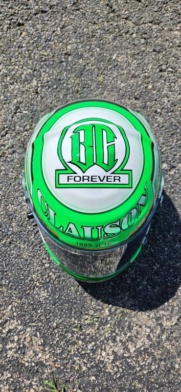 Image for Bryan Clauson 10 year legacy helmet