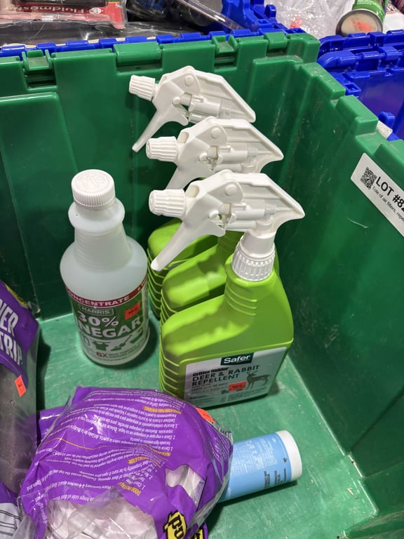 Tote of air filters, repellent, etc - Image 3