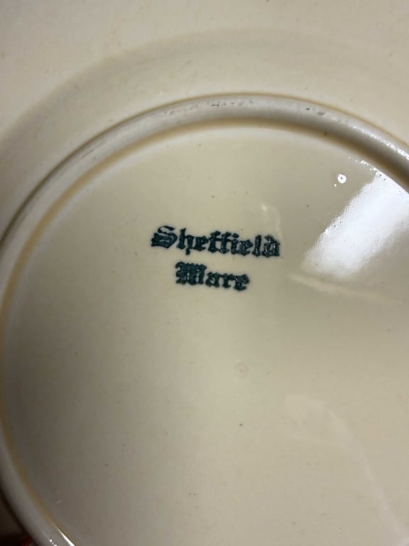 VTG SHEFFIELD WARE "GRECIAN RUINS" DISHES - Image 3
