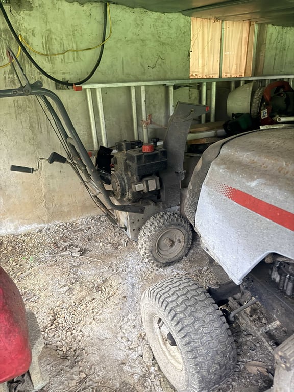 All items under Porch including lawn mower and snow blower - Image 3