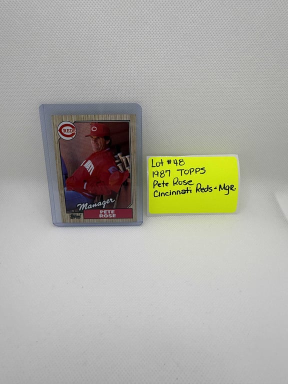 1987 TOPPS PETE ROSE 