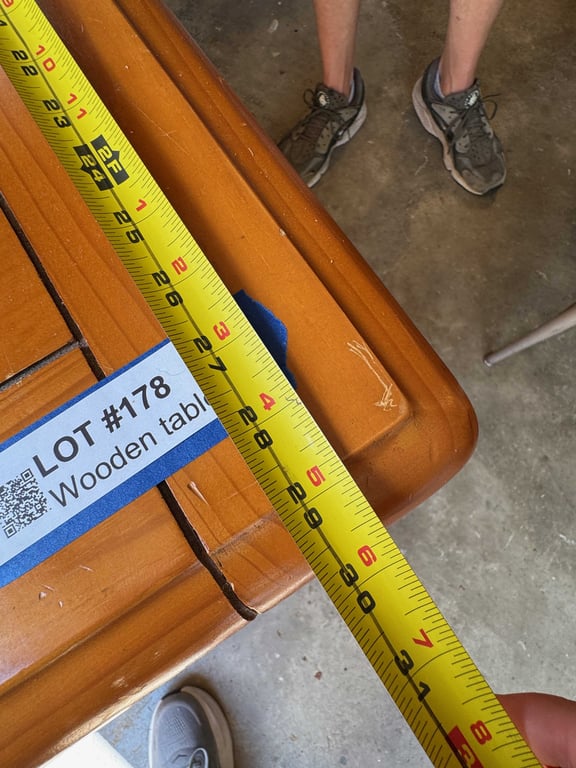 Wooden table - Image 4