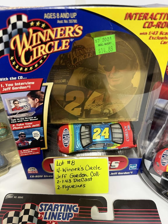 4 WINNERS CIRCLE JEFF GORDON COLL. 2 - 1:43 2 - FIGURES - Image 2