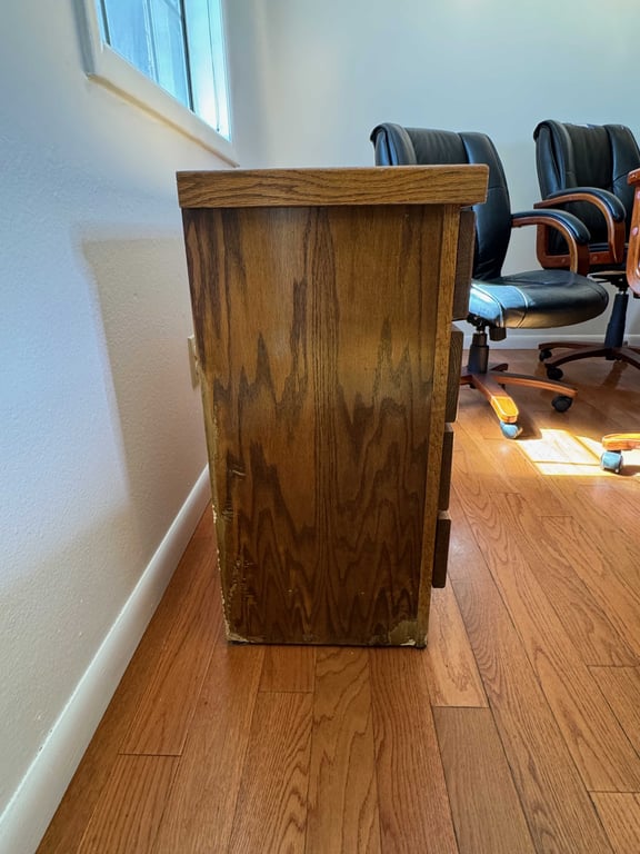 4 drawer wooden cabinet - Image 2