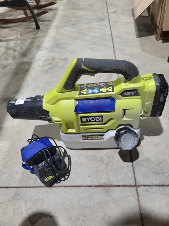 Ryobi 18V garden sprayer