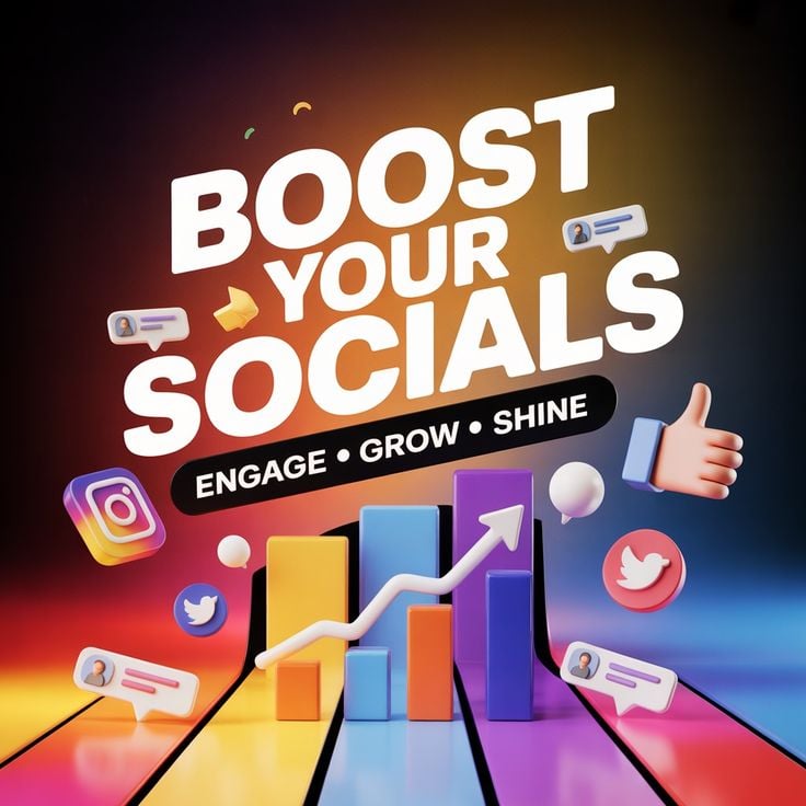 AZICO social media boosting flyer