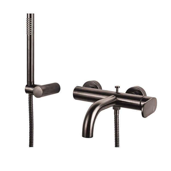 Μπαταρία Λουτρού Armando Vicario Slim – Black Brushed