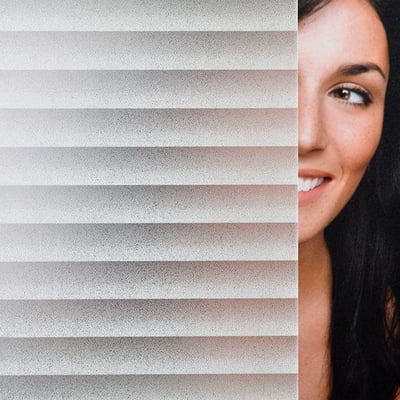 White Frosted Mini Blind Window Film