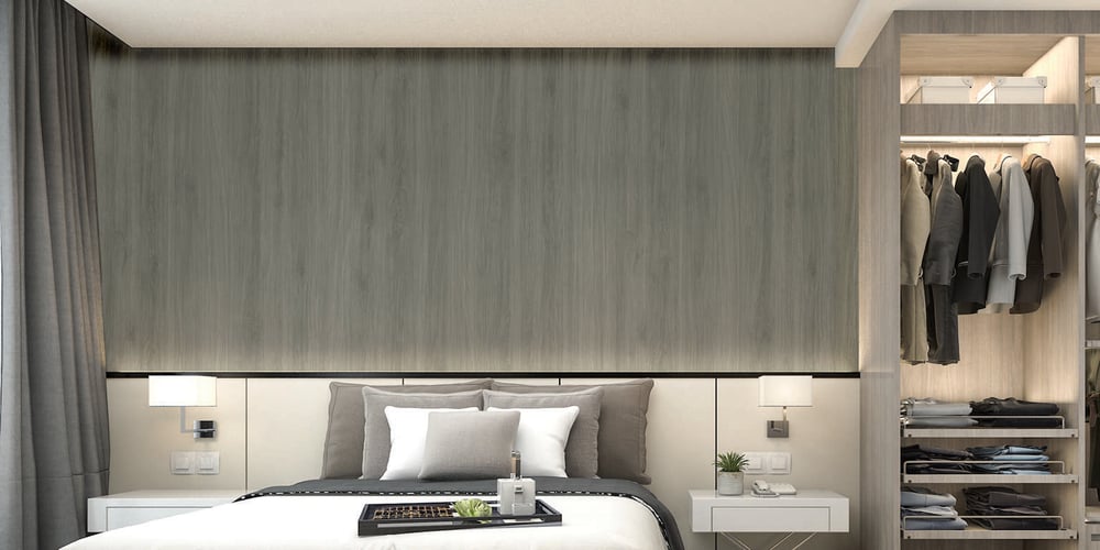 SAMPLE: Grey Walnut Furniture Wrapping Film