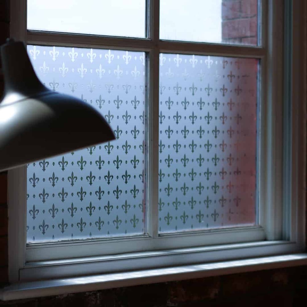 Fleur De Lis Window Film