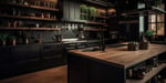 SAMPLE: Black Matte Furniture Wrapping Film