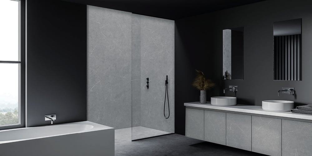 SAMPLE: Light Grey Stone Furniture Wrapping Film