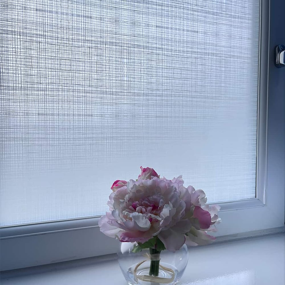 SAMPLE: Matte Linen Window Film