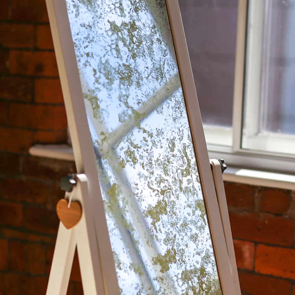 Vintage Gold on Silver Mirror Window Film
