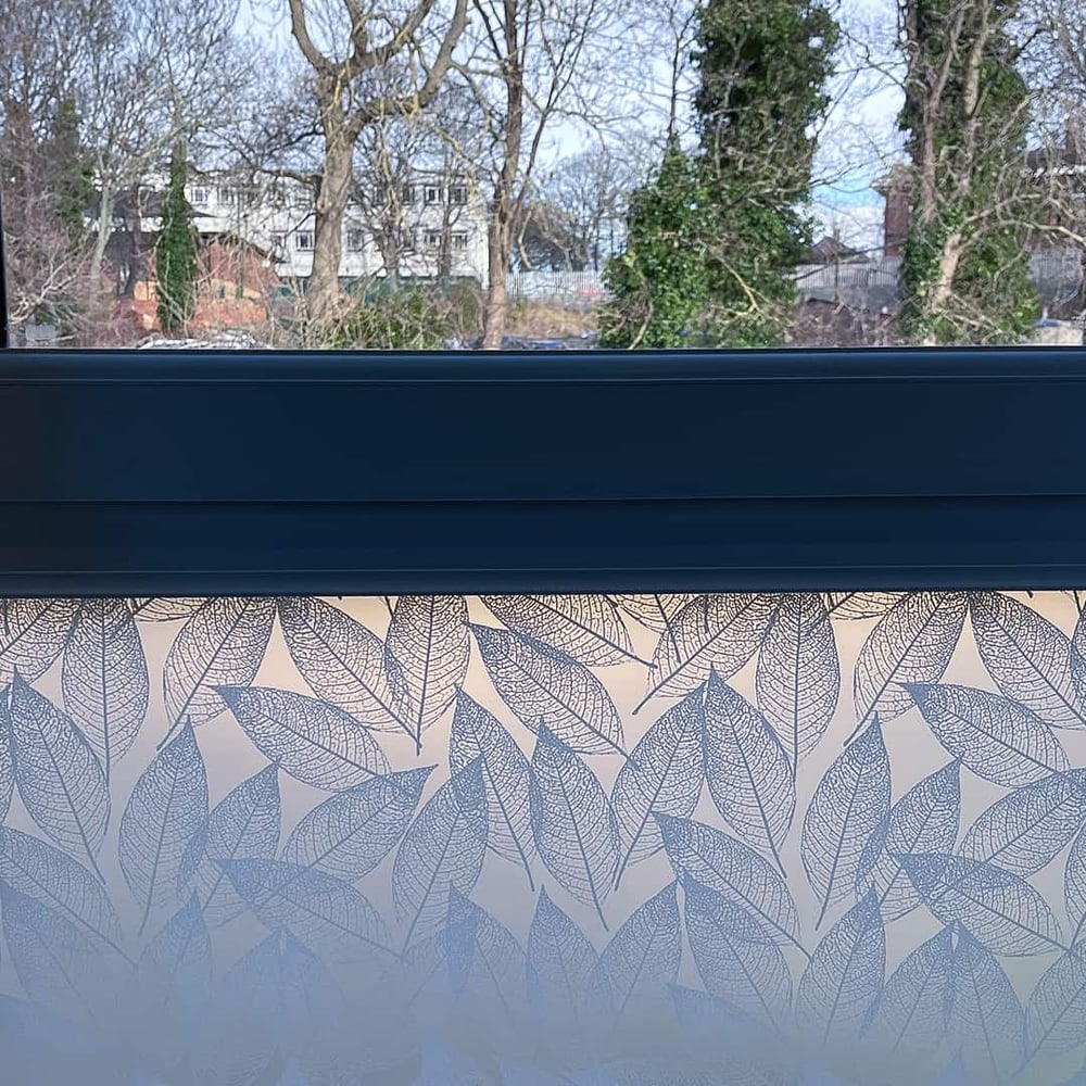 SAMPLE: Dusted Leaf Window Film
