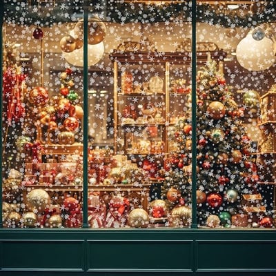 Snowfall Window Film