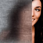 Shadow Grey Organic Cotton Window Film