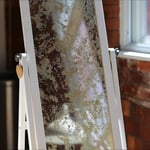 Vintage Gold on Silver Mirror Window Film