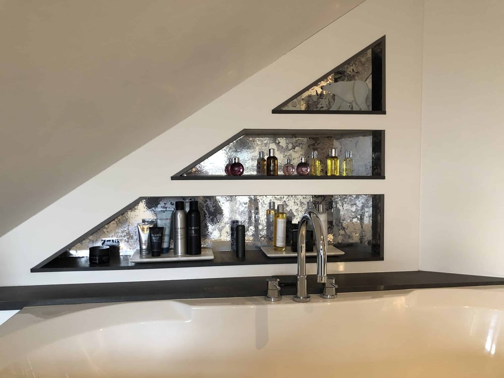 Antique Silver Mirror Window Film