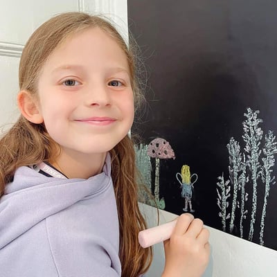 Chalkboard Black Writable Window Film