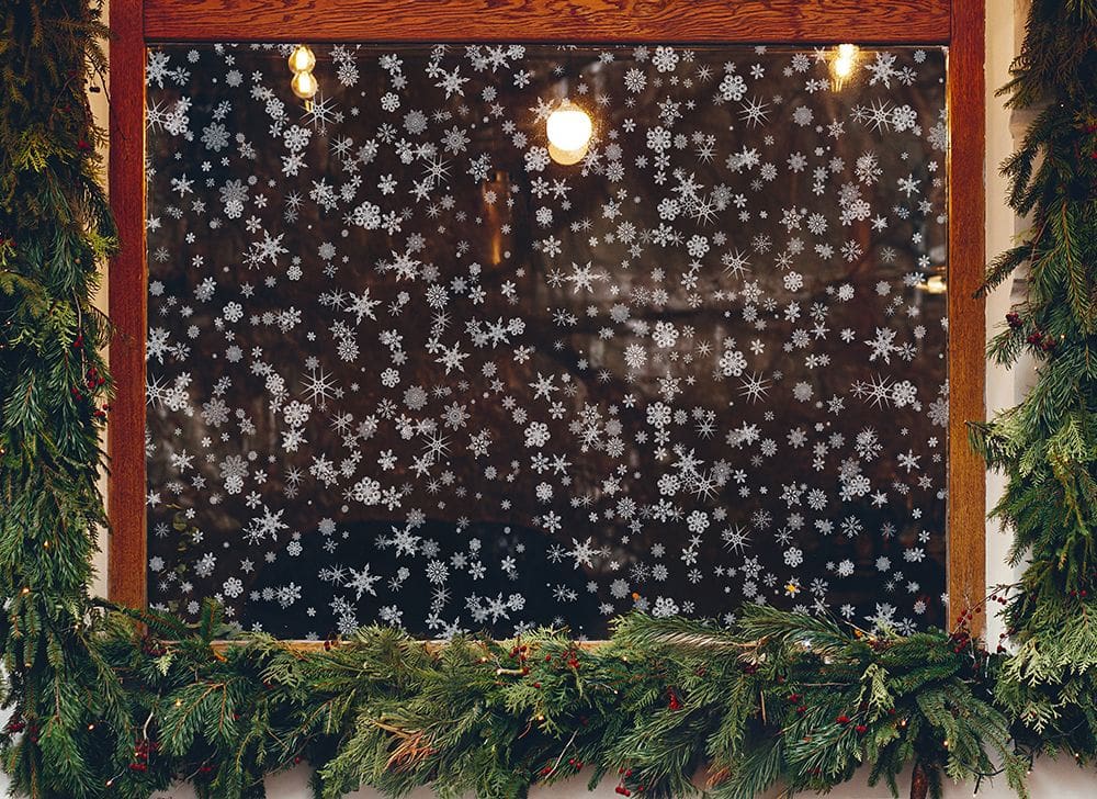 Snowfall Window Film