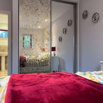 Vintage Gold on Clear Window Film