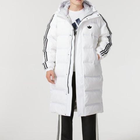 아디다스 PUFFER DN 화이트 남성 패딩