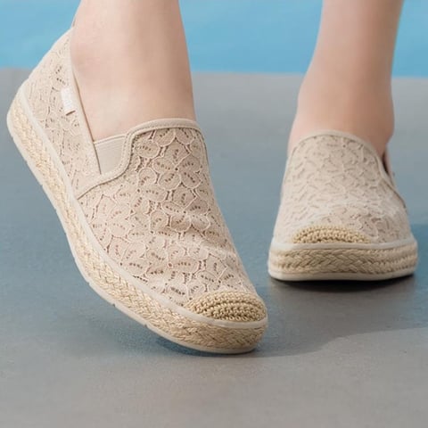 스케쳐스 FLEXPADRILLE LUXE 자연색 여성 캐