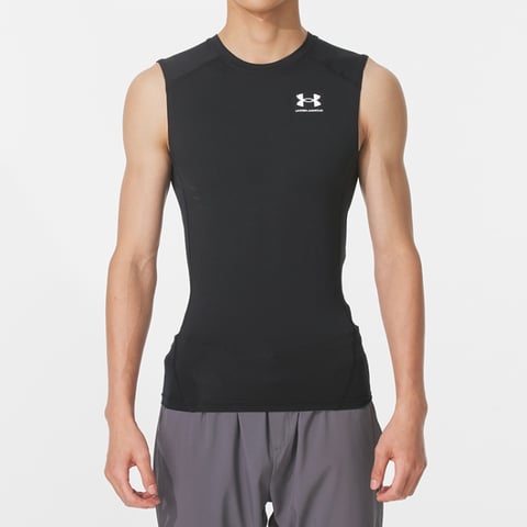 언더아머 UA HG Armour Comp SL 블랙 남성 조