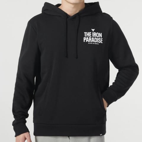 언더아머 PJT ROCK RIVAL FLEECE 블랙 남성 맨